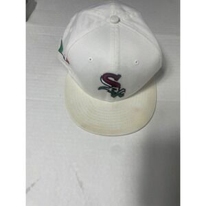 New Era Chicago White Sox Italy Heritag 59FIFTY Fitted Hat White Green Red 7 1/2
